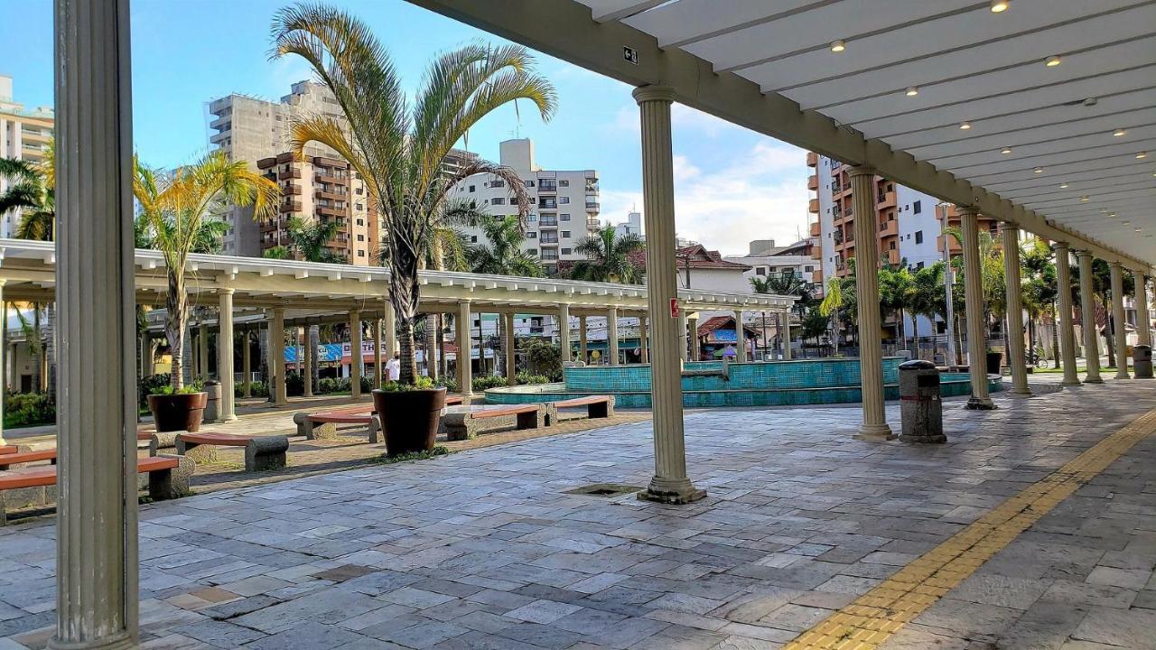 Apartamento Na Vila Caicara Em Predio Frente Mar Com Excelente Localizacao Por Reserva Praia プライア・グランデ エクステリア 写真