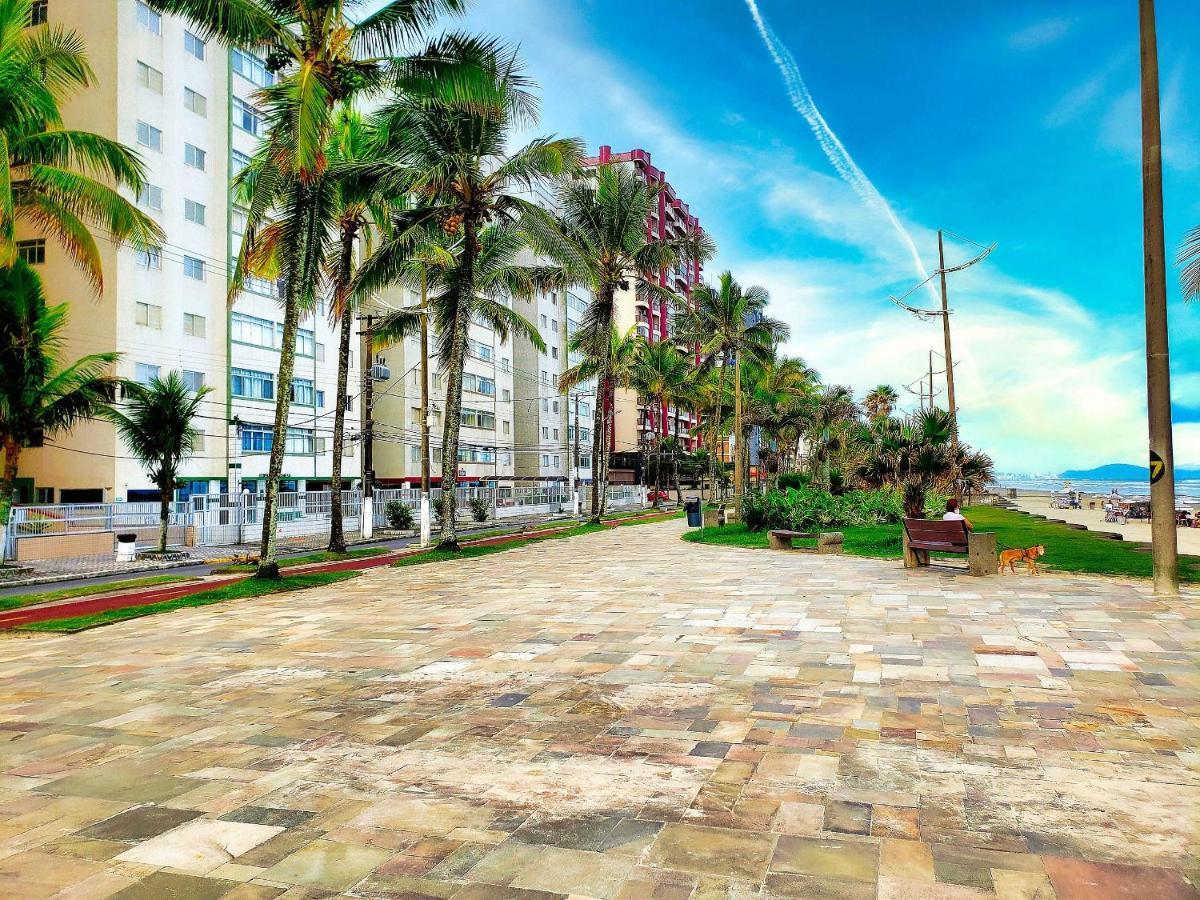 Apartamento Na Vila Caicara Em Predio Frente Mar Com Excelente Localizacao Por Reserva Praia プライア・グランデ エクステリア 写真
